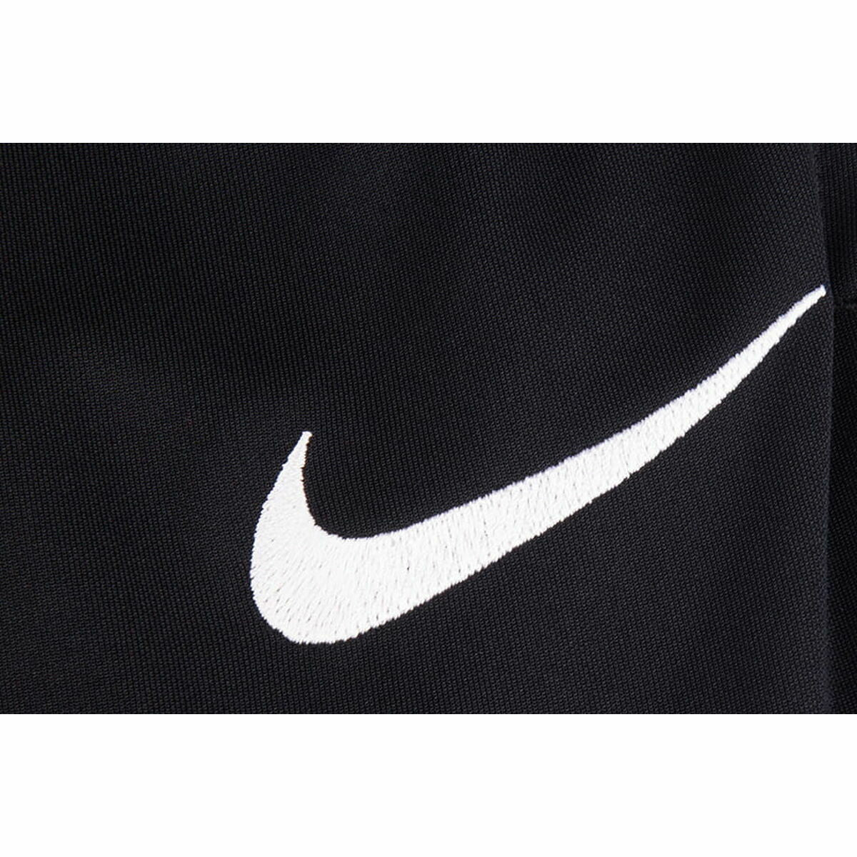 Black Nike I FIT PARK adult sports trousers with Nike logo, designed for active wear and outdoor activities.