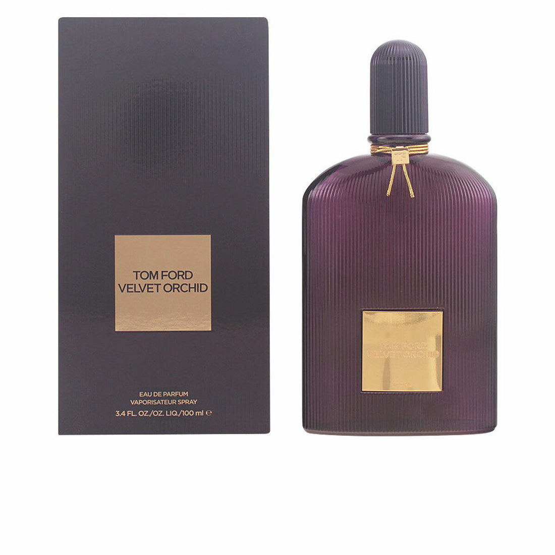 Women’s Tom Ford Velvet Orchid perfume bottle, 100ml, elegant bodycare fragrance with floral and rich notes.