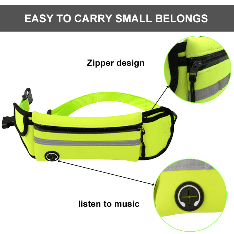 Maroon Asteria pet waist bag with reflective waterproof leash and traction rope, designed for outdoor activities and training.