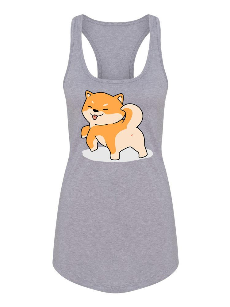 Start2Finish Cute Corgi Butt T-shirt featuring a playful graphic of a corgi&