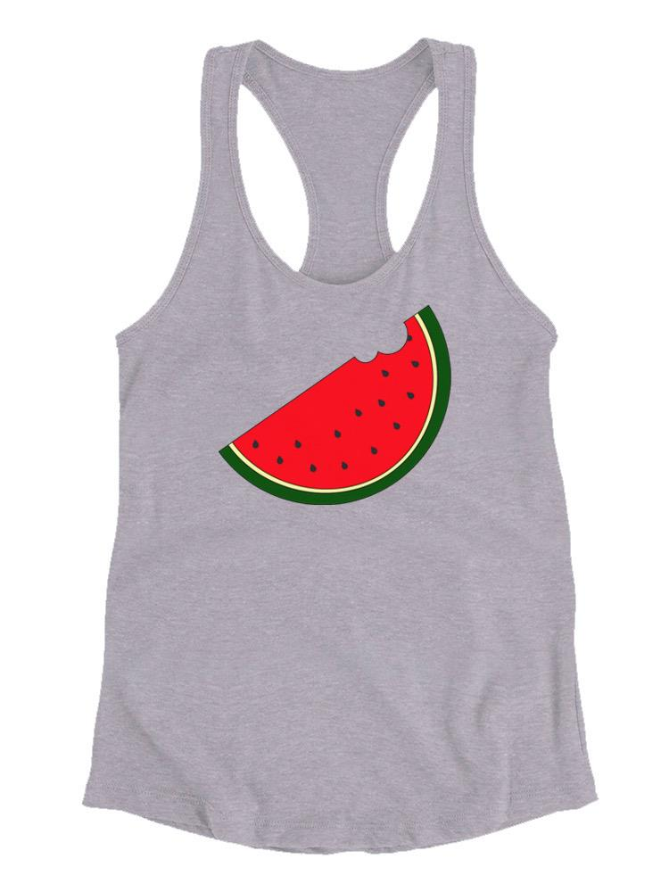 Start2Finish Bitten Watermelon T-shirt featuring a colorful watermelon graphic on soft apparel fabric.