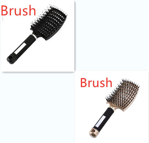 Anti-knot CJDropshipping hairbrush for women, detangling brush with ergonomic handle, ideal for smooth, tangle-free hair.