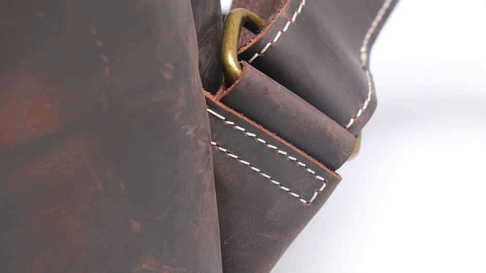 Start2Finish Calder handcrafted leather backpack with adjustable straps and sleek design, perfect for everyday accessories.