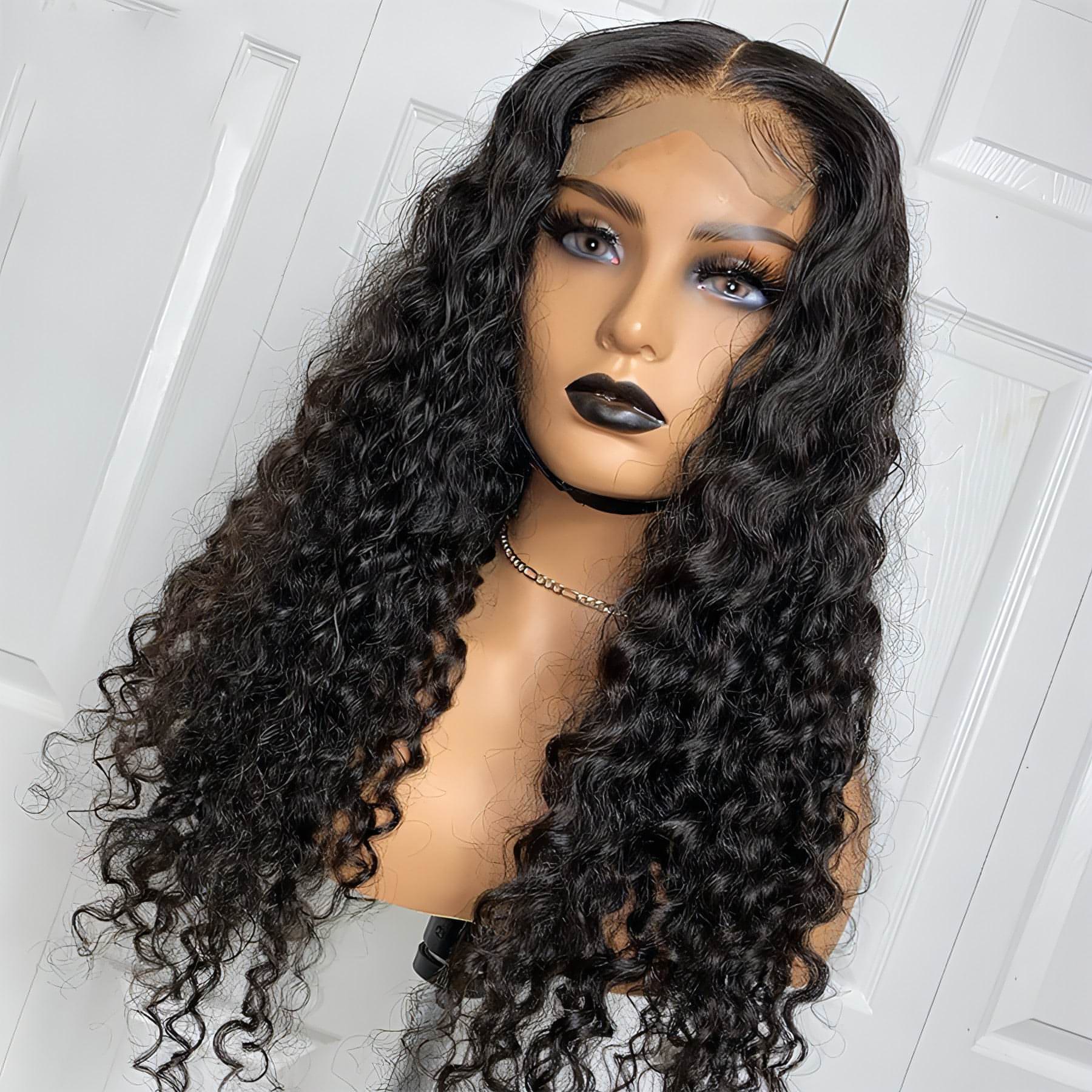 Carmine Juneberry LuxeFlow Hair set featuring small curly and long hair extensions for versatile styling options.