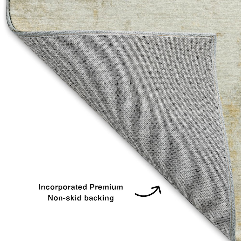 Luxury washable indoor/outdoor Ravenna Linen 9x12 rug by Start2Finish featuring intricate patterns and durable linen material.