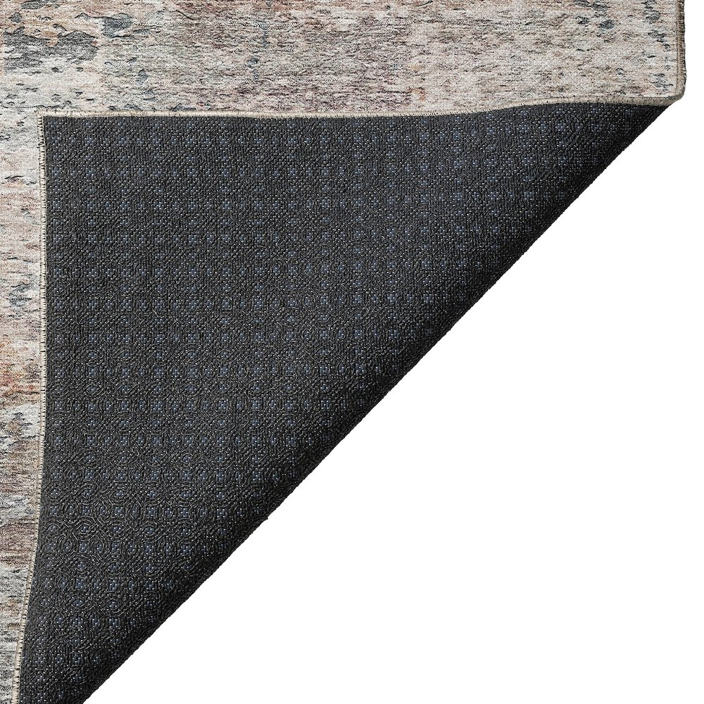 Start2Finish Solace gray indoor/outdoor washable rug, 5&
