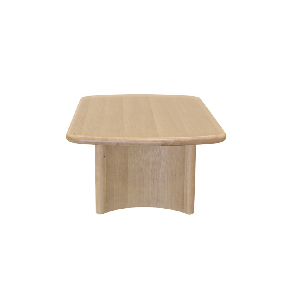 Start2Finish Gabrielle Coffee Table in light oak wood with a sleek, modern design and smooth finish.