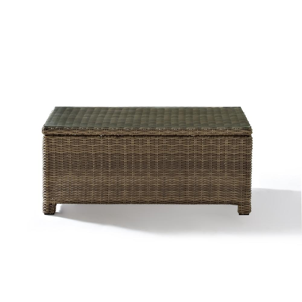 Start2Finish Bradenton 3-piece outdoor loveseat furniture set with loveseat, armchair, and coffee table in a cozy patio setting.