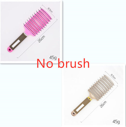 CJDropshipping anti-knot hairbrush for women, detangler brush with ergonomic handle, designed to smooth and manage tangled hair.