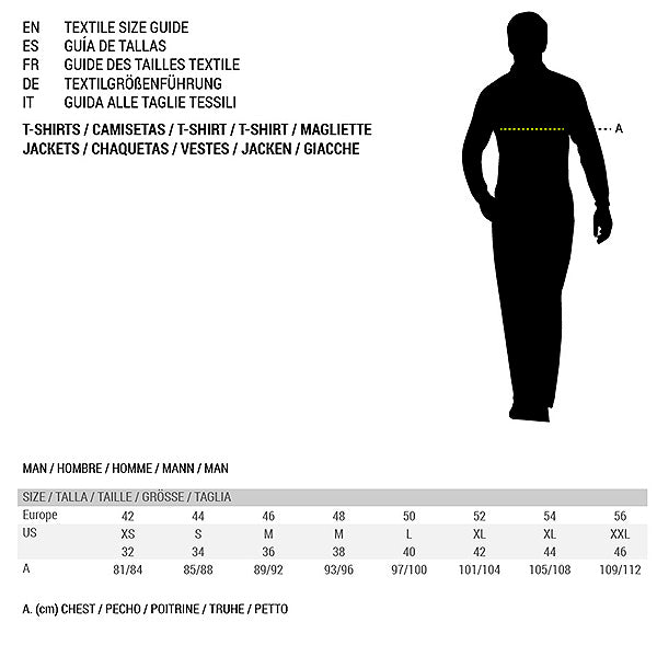 Men’s Nike short sleeve T-shirt in black, outdoor sports style, featuring Nike logo on the chest.