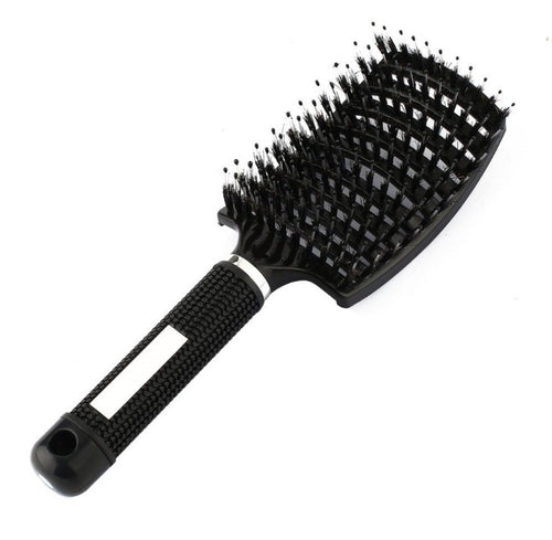 CJDropshipping anti-knot detangler hairbrush for women with smooth bristles, designed for easy hair detangling and styling.