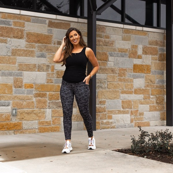 Jade Icarus Maverick Camo Full Length Leggings for women, featuring a camouflage pattern and comfortable stretch fabric.