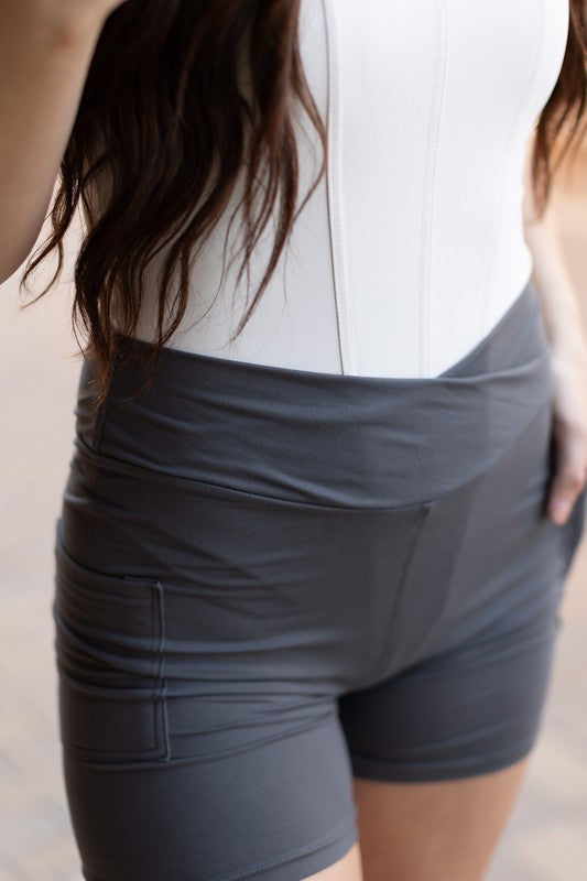 Jade Icarus Caleigh Charcoal Biker 5 Round women&