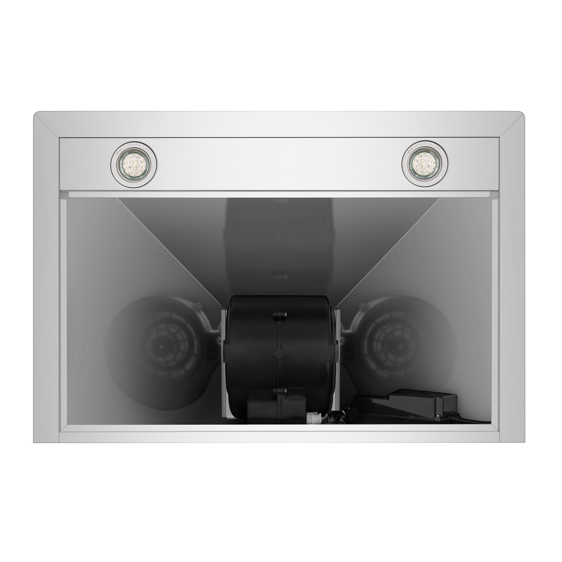 Start2Finish Empava 36-inch wall mount range hood with 380 CFM ducted ventilation in stainless steel finish
