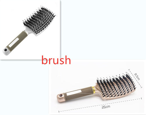 Anti-knot CJDropshipping Hairbrush for women, detangling brush with ergonomic handle, ideal for smooth, tangle-free hair.