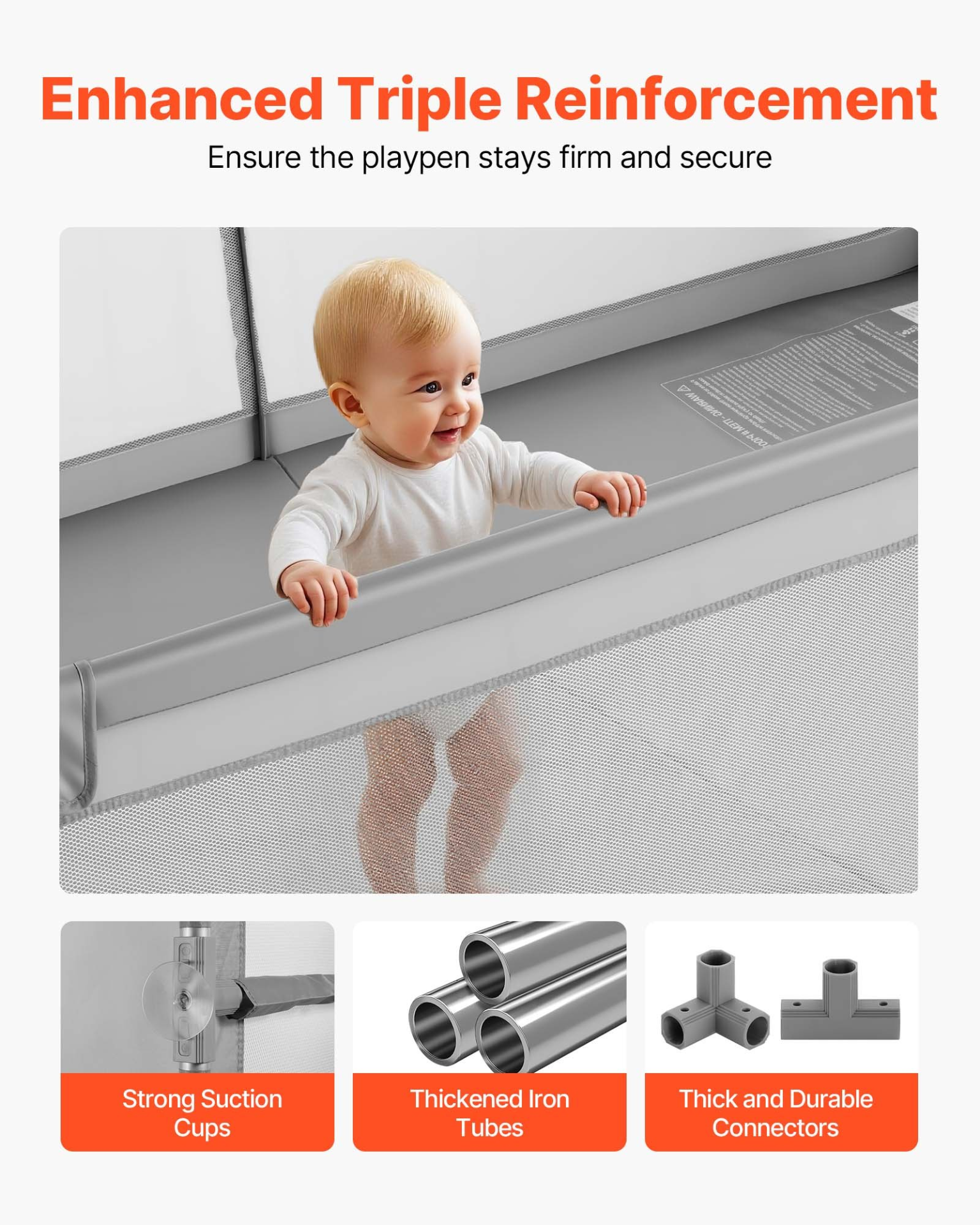 Start2Finish baby playpen with soft mesh sides, large size, zippered door, and ocean balls for safe indoor and outdoor toddler play.