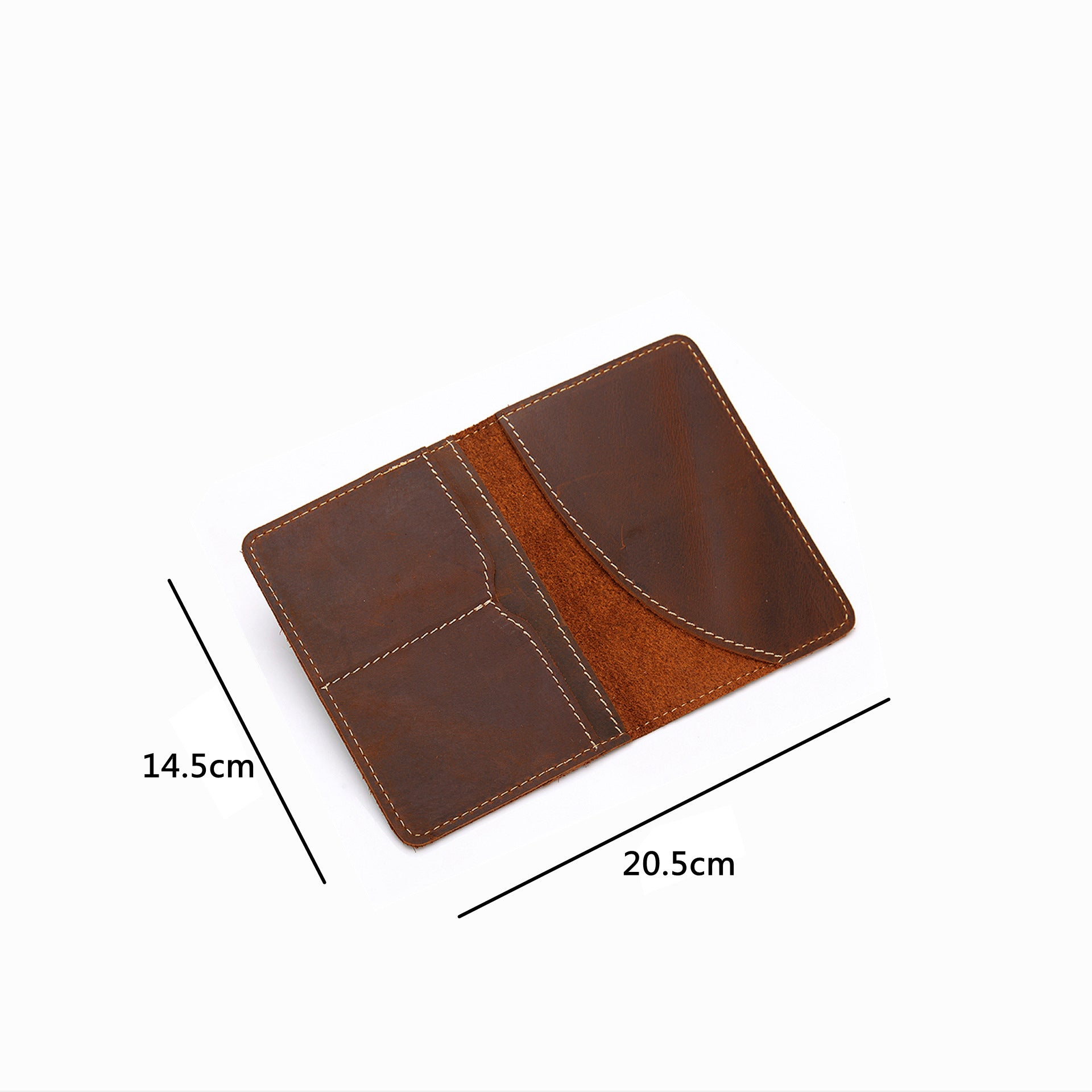 Start2Finish Priam handmade leather passport cover, stylish accessories for travel, featuring a textured leather finish and compact design.