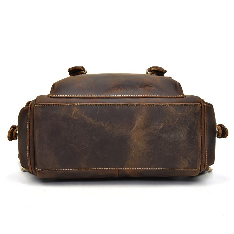 Handcrafted leather Freja backpack by Start2Finish with adjustable straps and spacious main compartment.