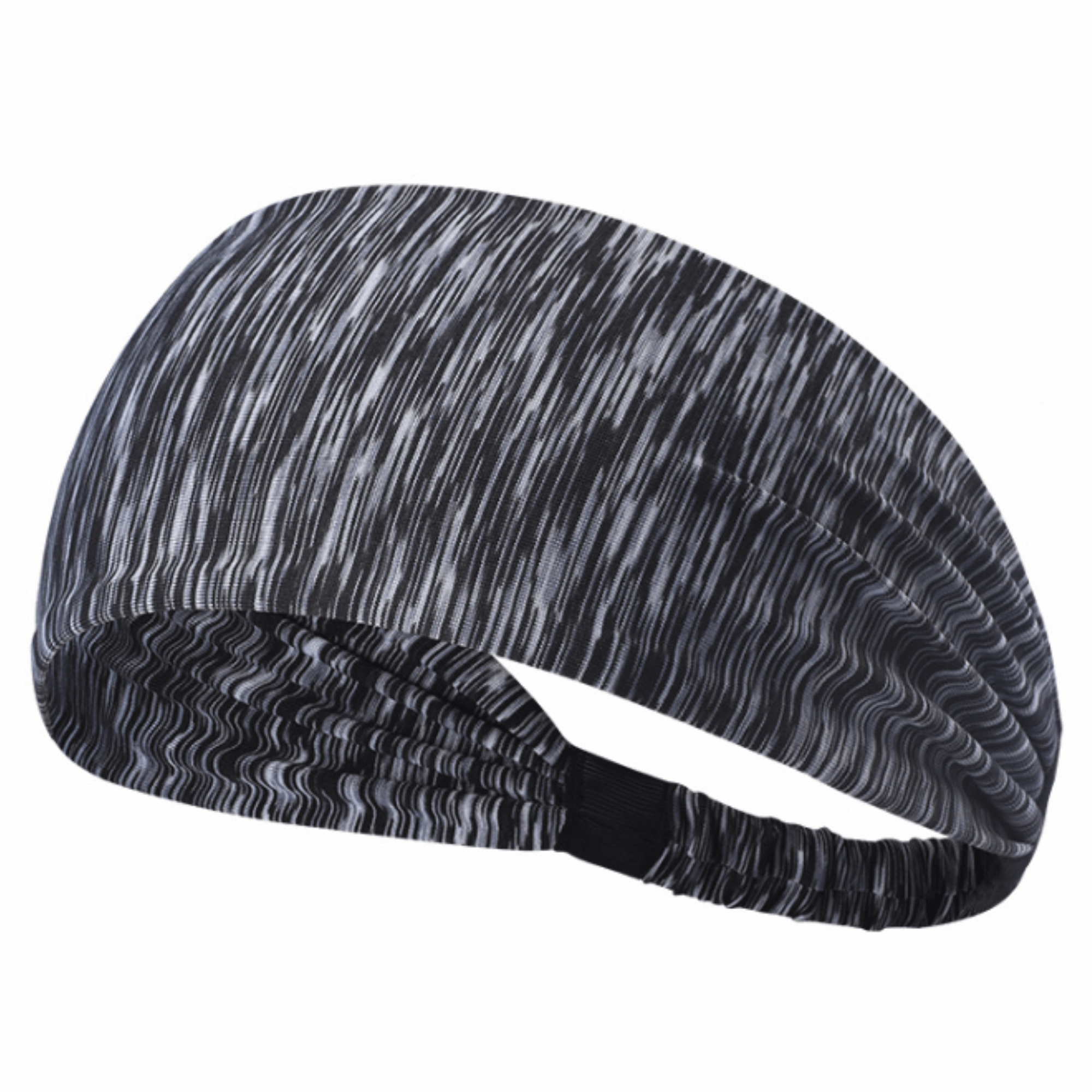 Black Lavender extra-wide sport and fitness sweat-wicking headband for workout and activewear, designed to absorb sweat and stay in place.