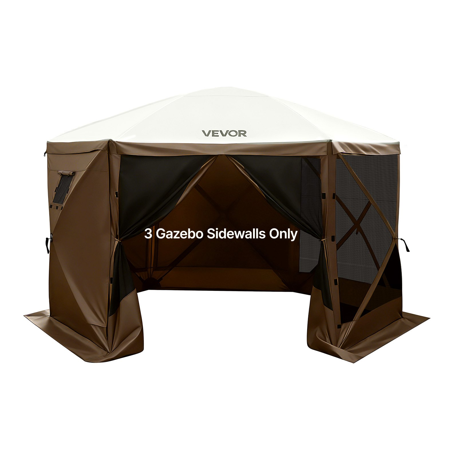 Start2Finish VEVOR canopy sidewalls, 5.67 x 4.85 ft waterproof tent walls with one-sided window for outdoor event tents.