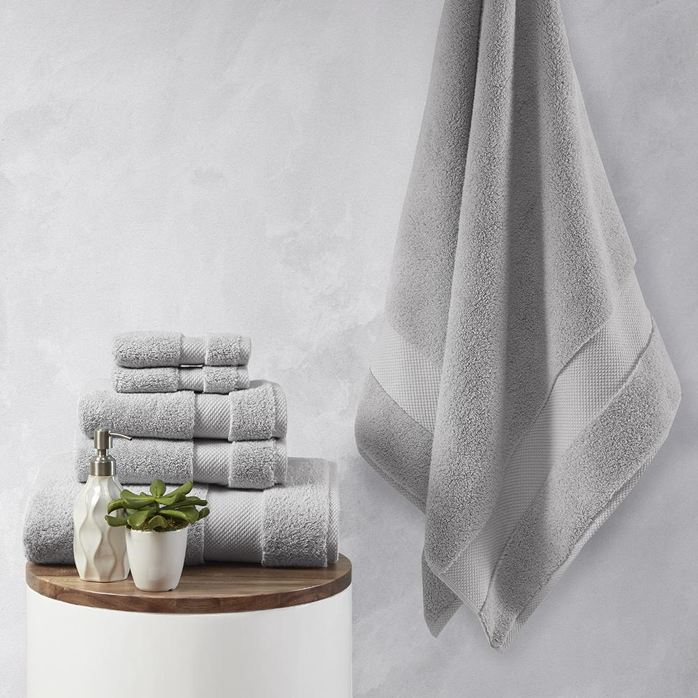 Start2Finish 1000gsm 100% cotton 6-piece towel set with soft, plush towels in various sizes for luxurious bath and hand drying.