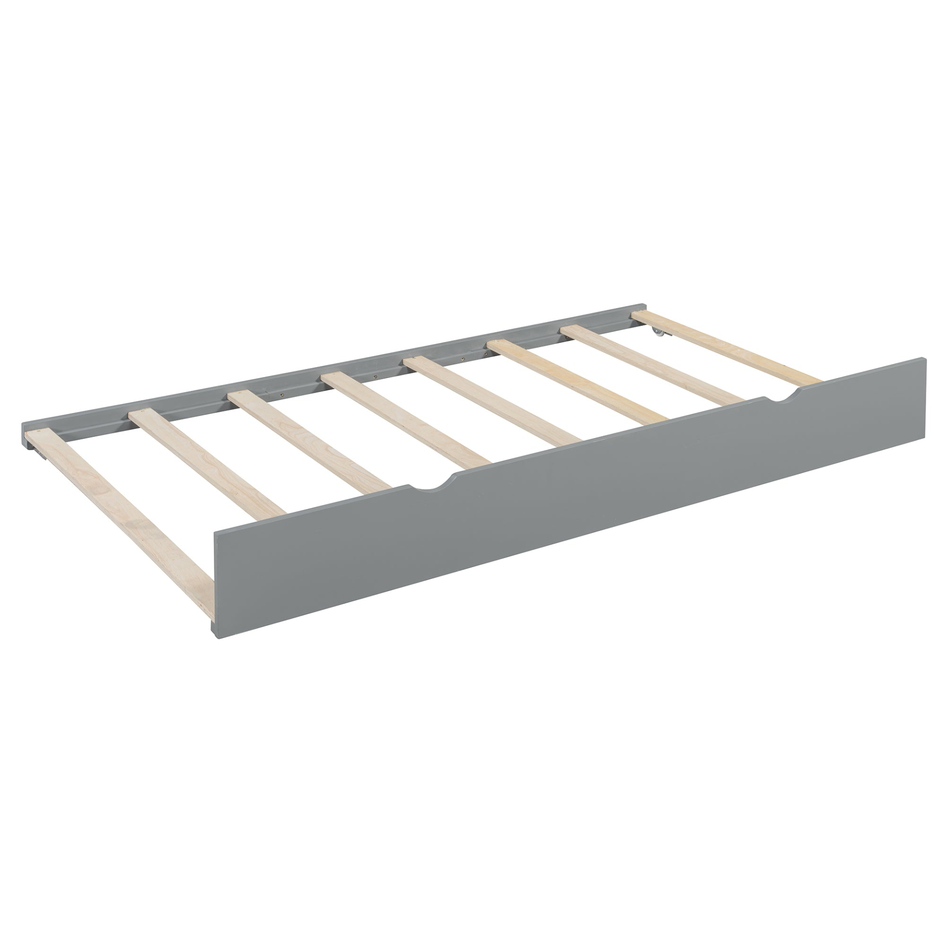 Start2Finish extending wooden daybed with trundle, space-saving guest sleep solution, featuring a classic design and sturdy construction.