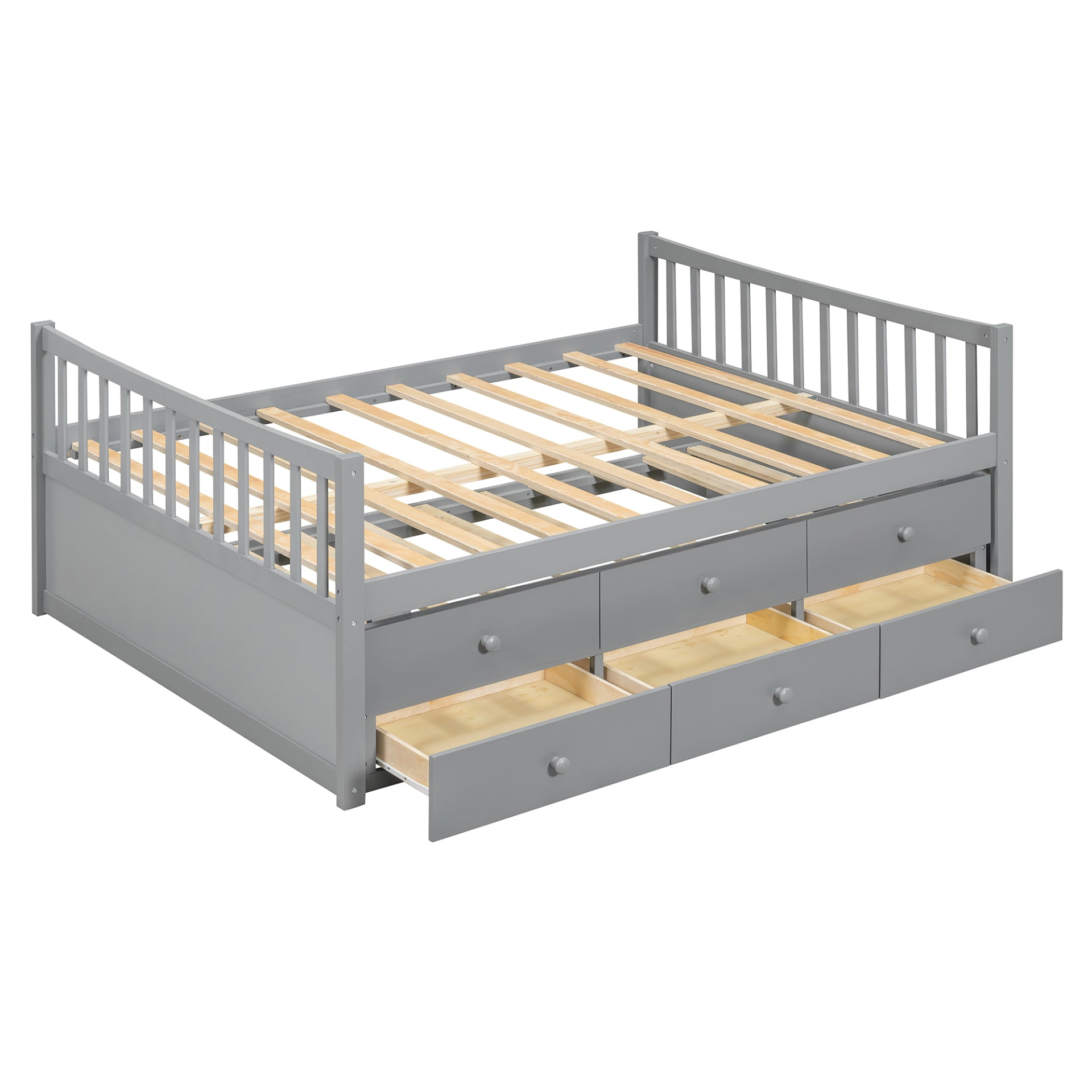 Start2Finish daybed with trundle and built-in storage drawers, ideal for guest rooms and living spaces, featuring a modern furniture design.
