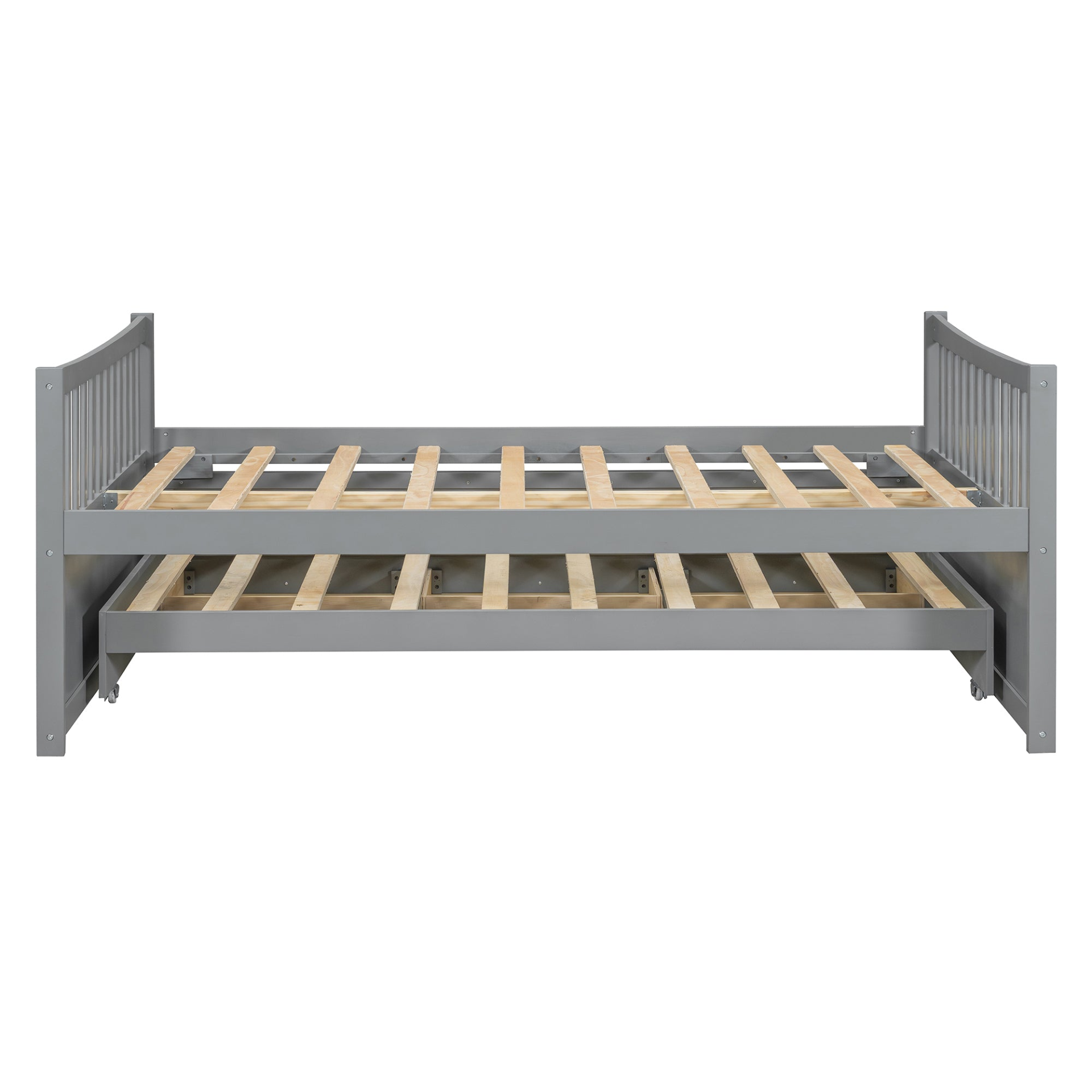 Start2Finish daybed with trundle and built-in storage drawers, ideal for guest rooms and living spaces.