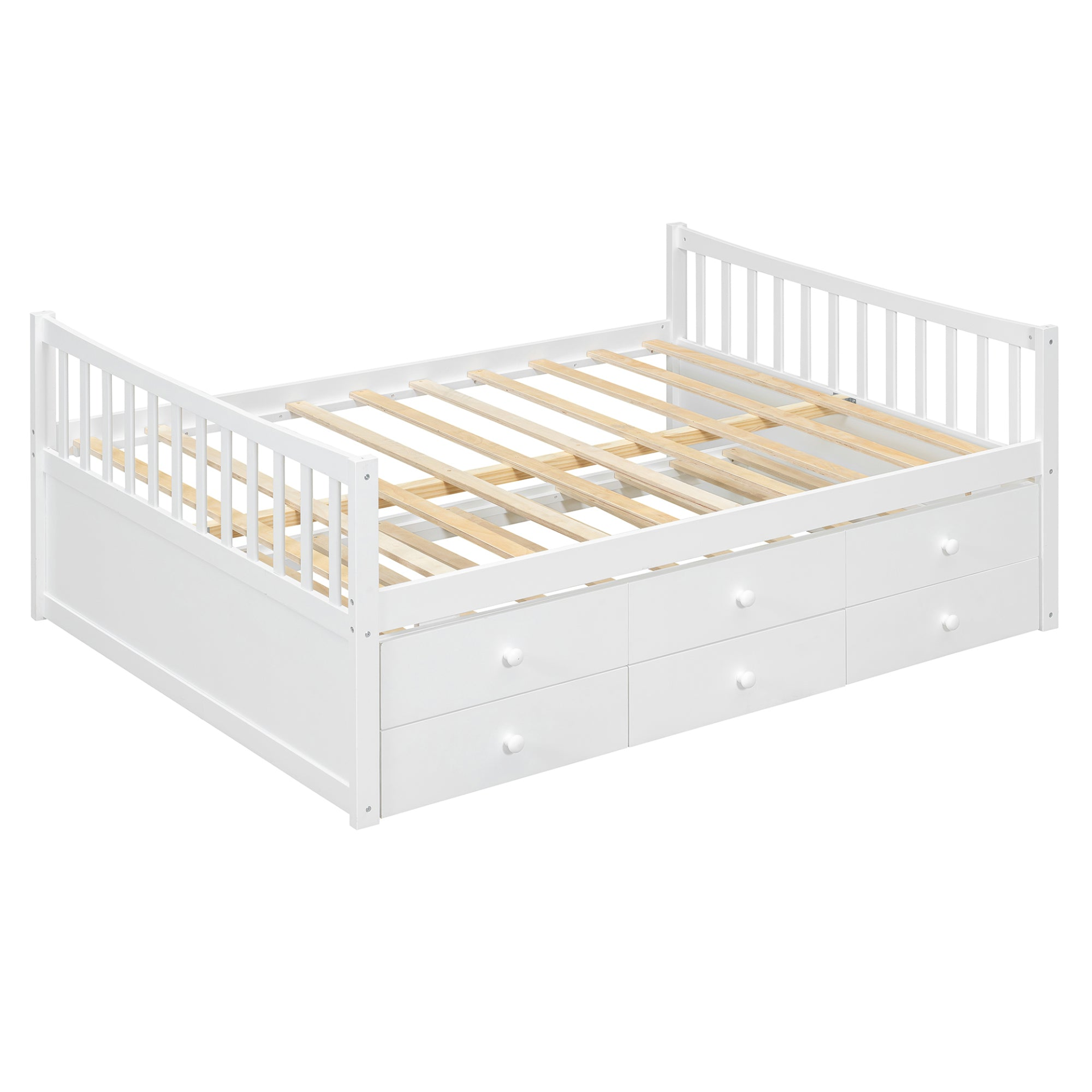 Start2Finish daybed with trundle and built-in storage drawers, ideal for guest rooms and living spaces.
