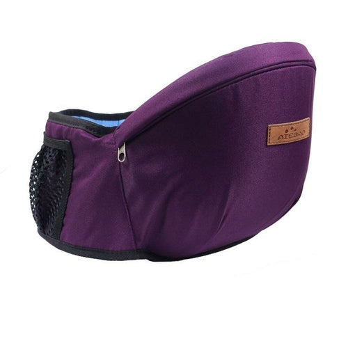 Maroon Asteria non-slip baby waist seat stool for parenthood, featuring a comfortable, secure design with safety straps