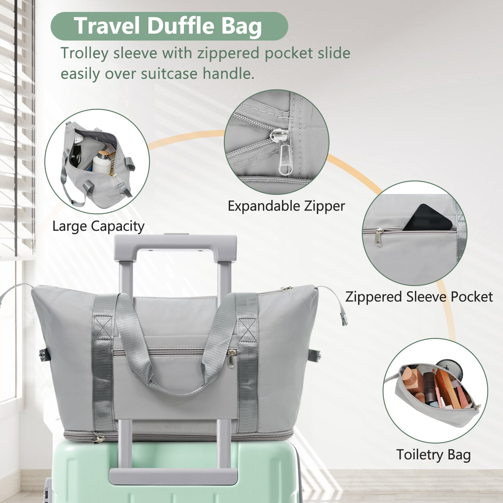 Start2Finish 20-inch hardshell ABS carry-on luggage set with spinner wheels, designed for travel and easy maneuverability.
