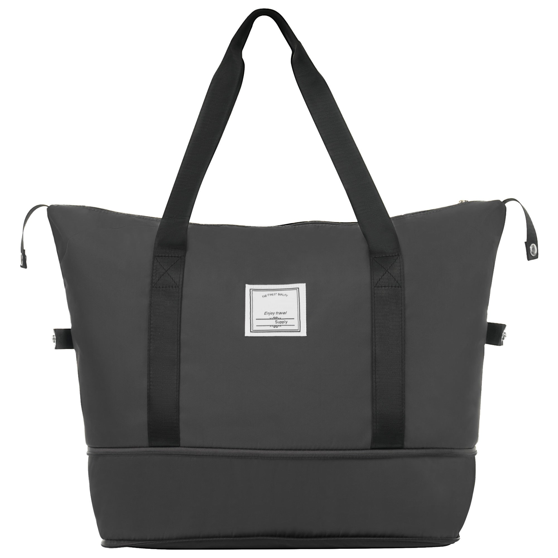 Start2Finish expandable spinner suitcase set with lightweight ABS construction, TSA lock, and matching travel bags.