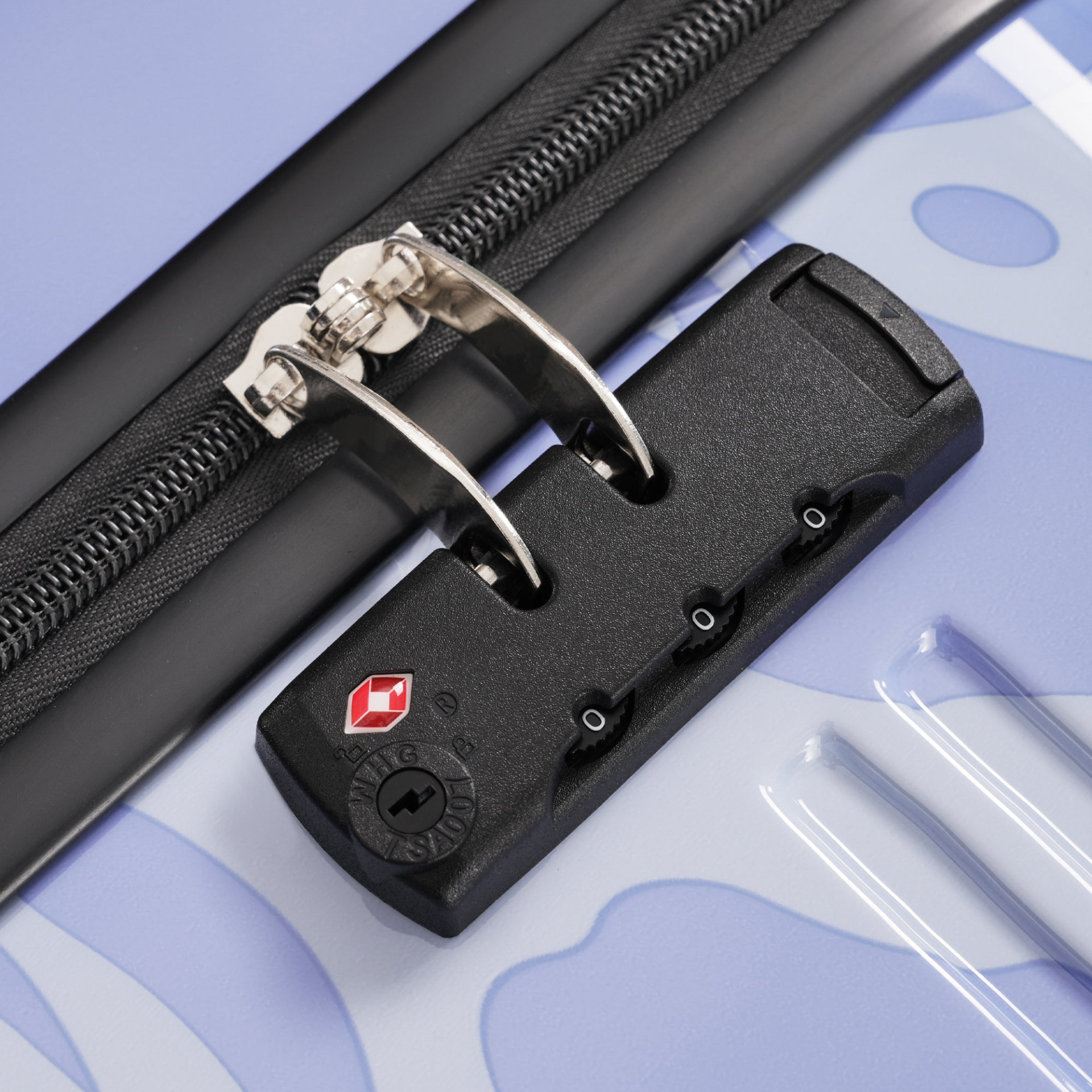 Start2Finish hardshell 3-piece spinner luggage set with TSA locks, lightweight suitcases featuring durable hardside design.