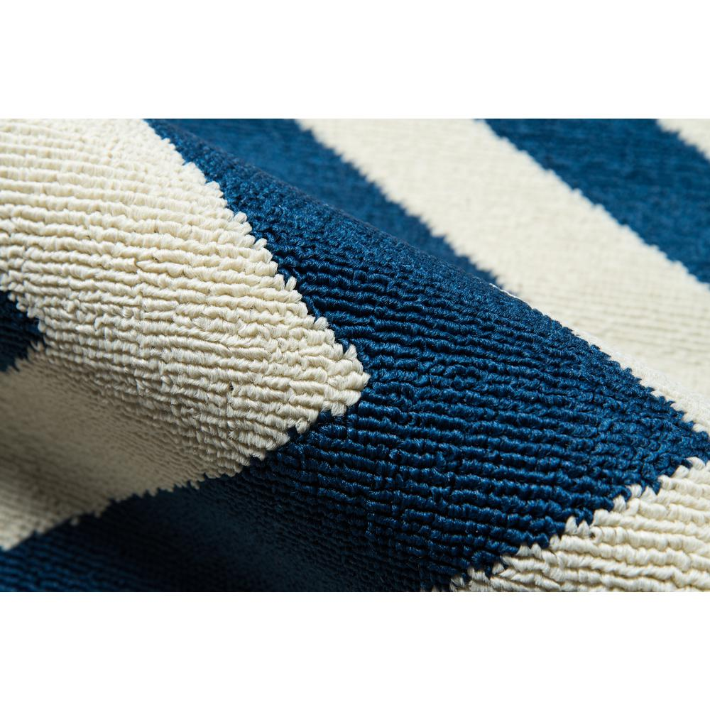 Navy contemporary rectangle area rug by Start2Finish, 5&