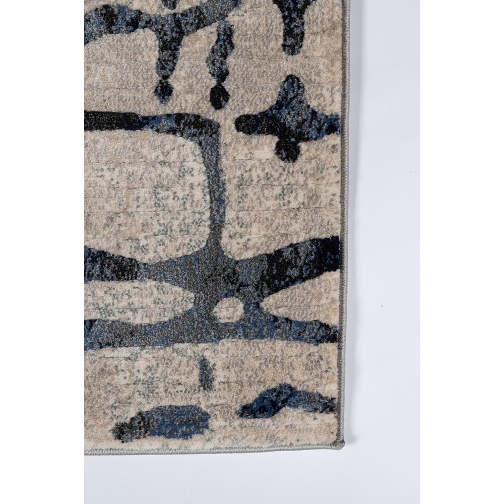 Contemporary grey rectangle area rug by Start2Finish, measuring 3&