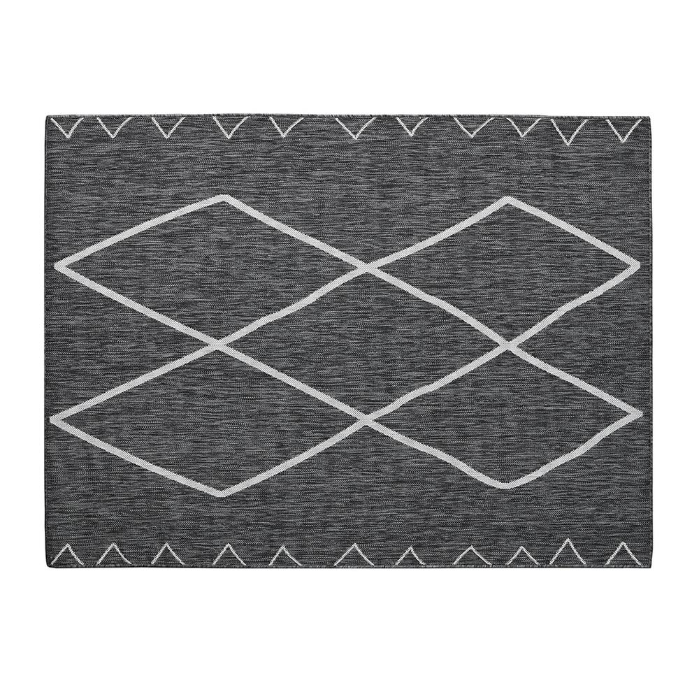 Start2Finish Moroccan indoor/outdoor rug featuring intricate geometric patterns and vibrant colors.
