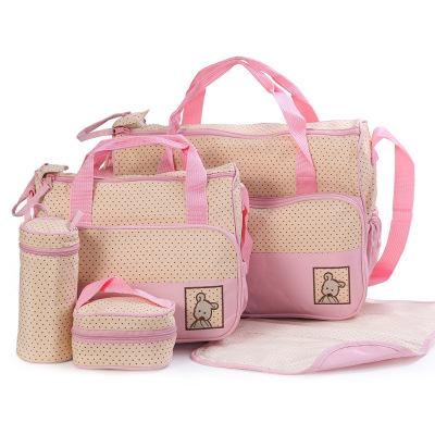 Maroon Asteria baby diaper bag for mothers, high-quality parenthood accessory with multiple compartments and stylish design.