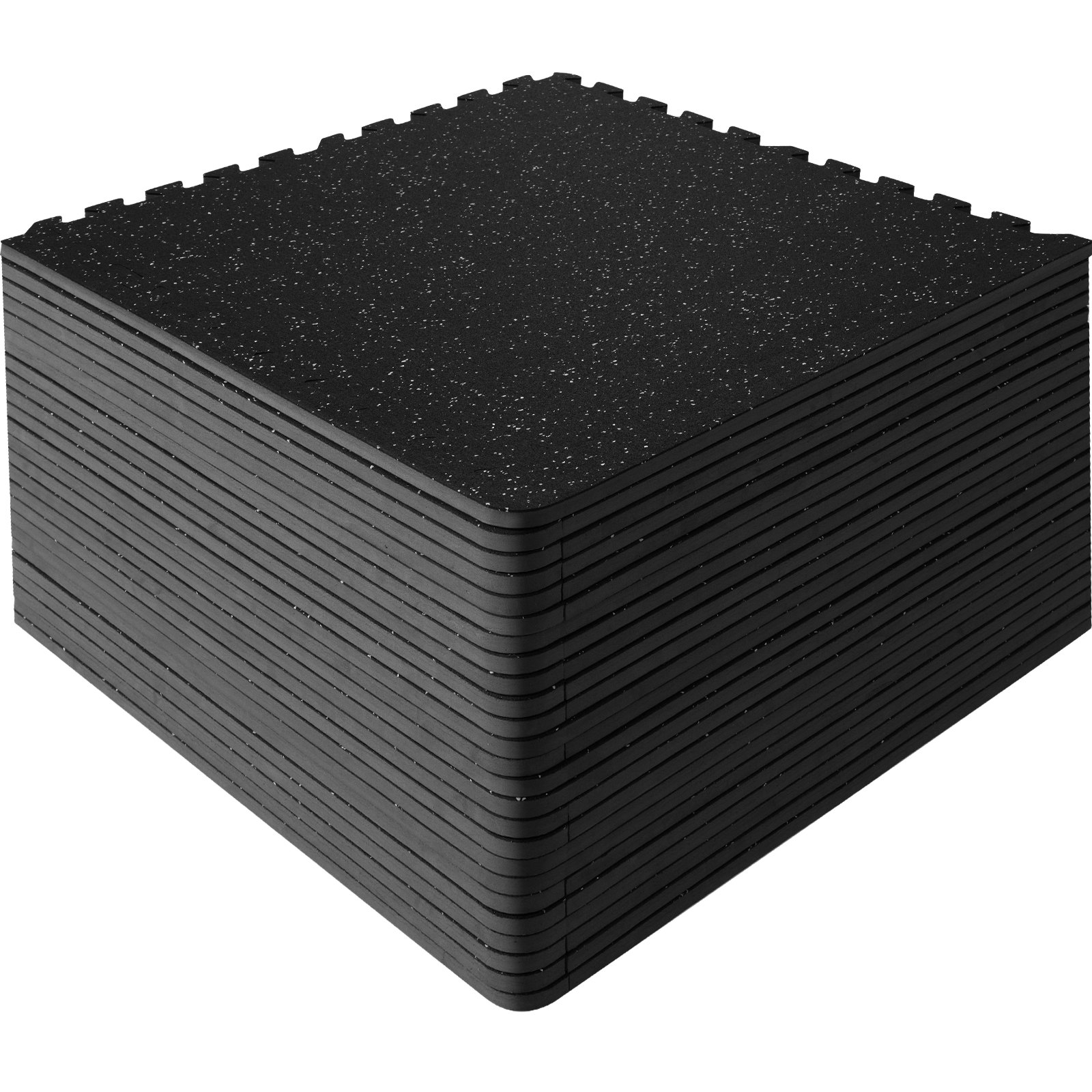Start2Finish VEVOR EVA foam interlocking floor mats, 24x24 inches, thick 0.56 inch puzzle rubber tiles for gym and workout flooring