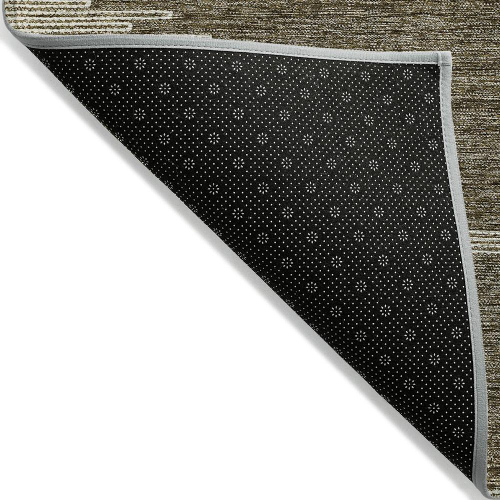 Start2Finish Chantille ACN647 brown 8x10 rug with intricate pattern, soft texture, and plush pile, suitable for living room or bedroom.