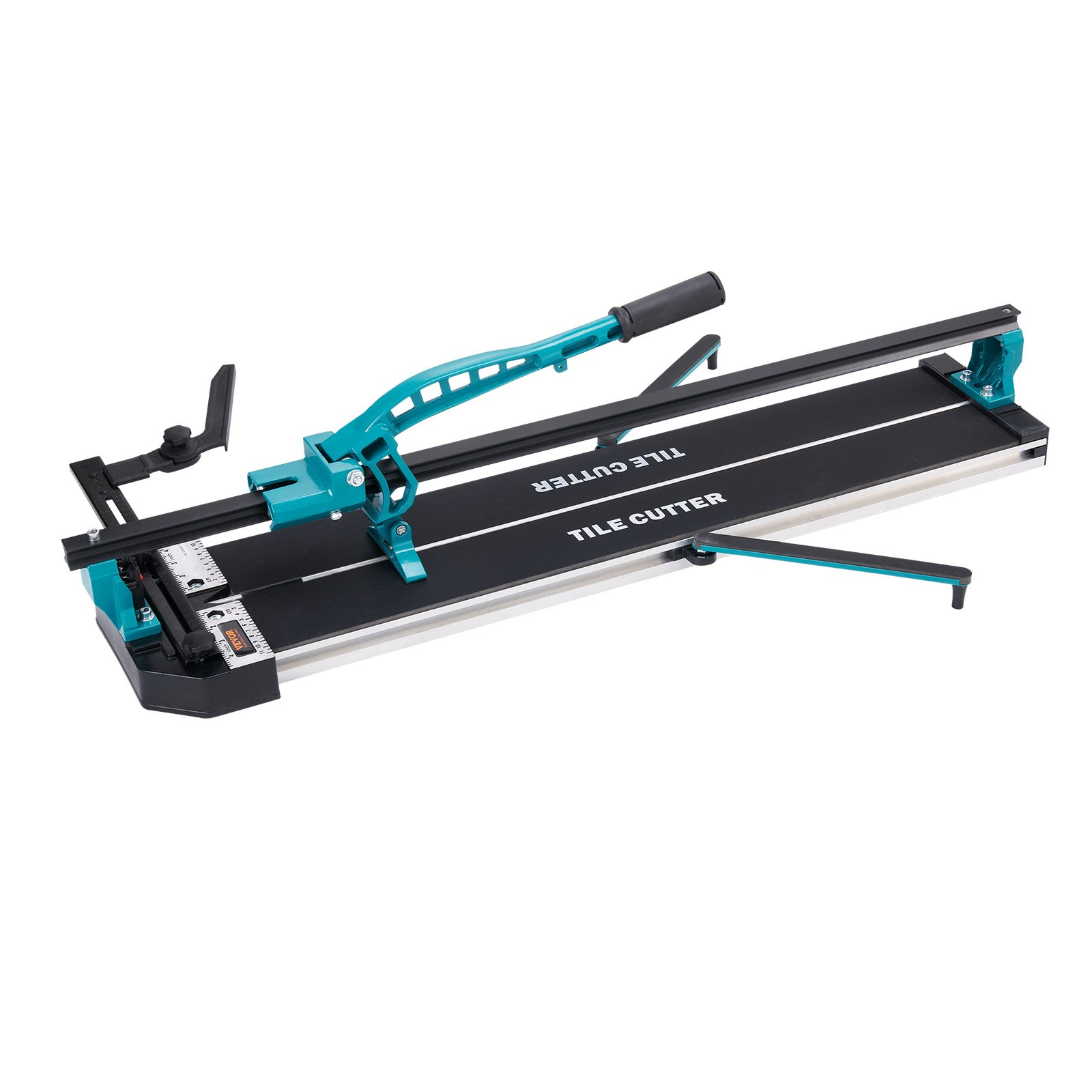 Start2Finish VEVOR 32-inch manual tile cutter with tungsten carbide wheel, infrared guide, anti-skid feet, and durable rails for ceramics