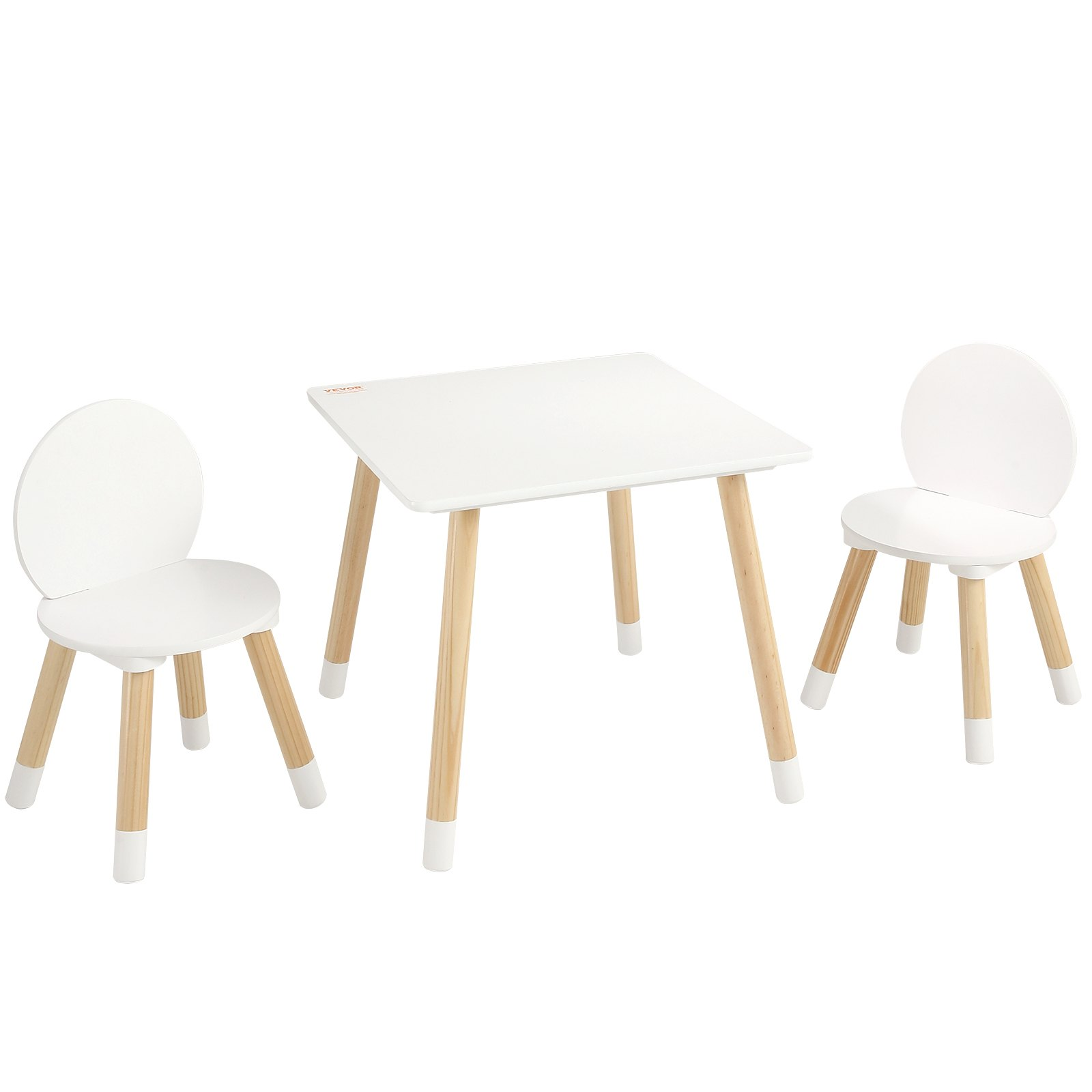 Start2Finish VEVOR kids table with two chairs, multi-activity children’s furniture for art, reading, crafts, and learning.