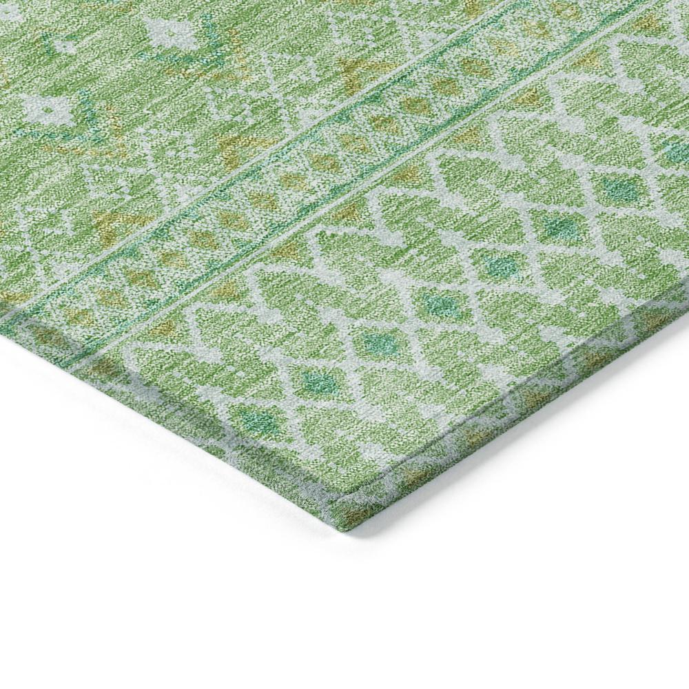 Start2Finish Chantille ACN709 green 10x14 rug with intricate pattern and soft texture, ideal for adding style to living spaces.