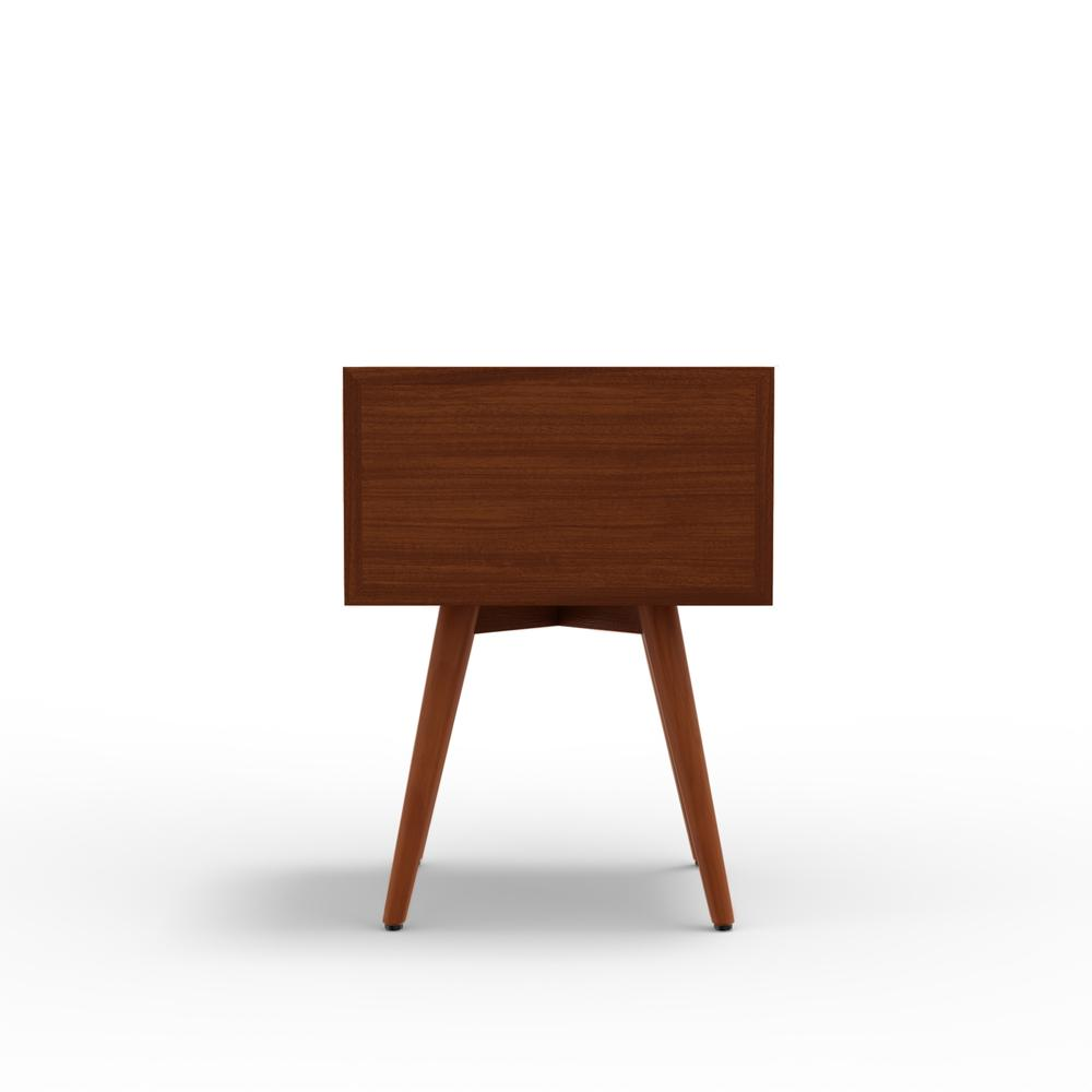 Flynn Small Nightstand in Acorn color by Start2Finish featuring a compact wooden design with a single drawer.