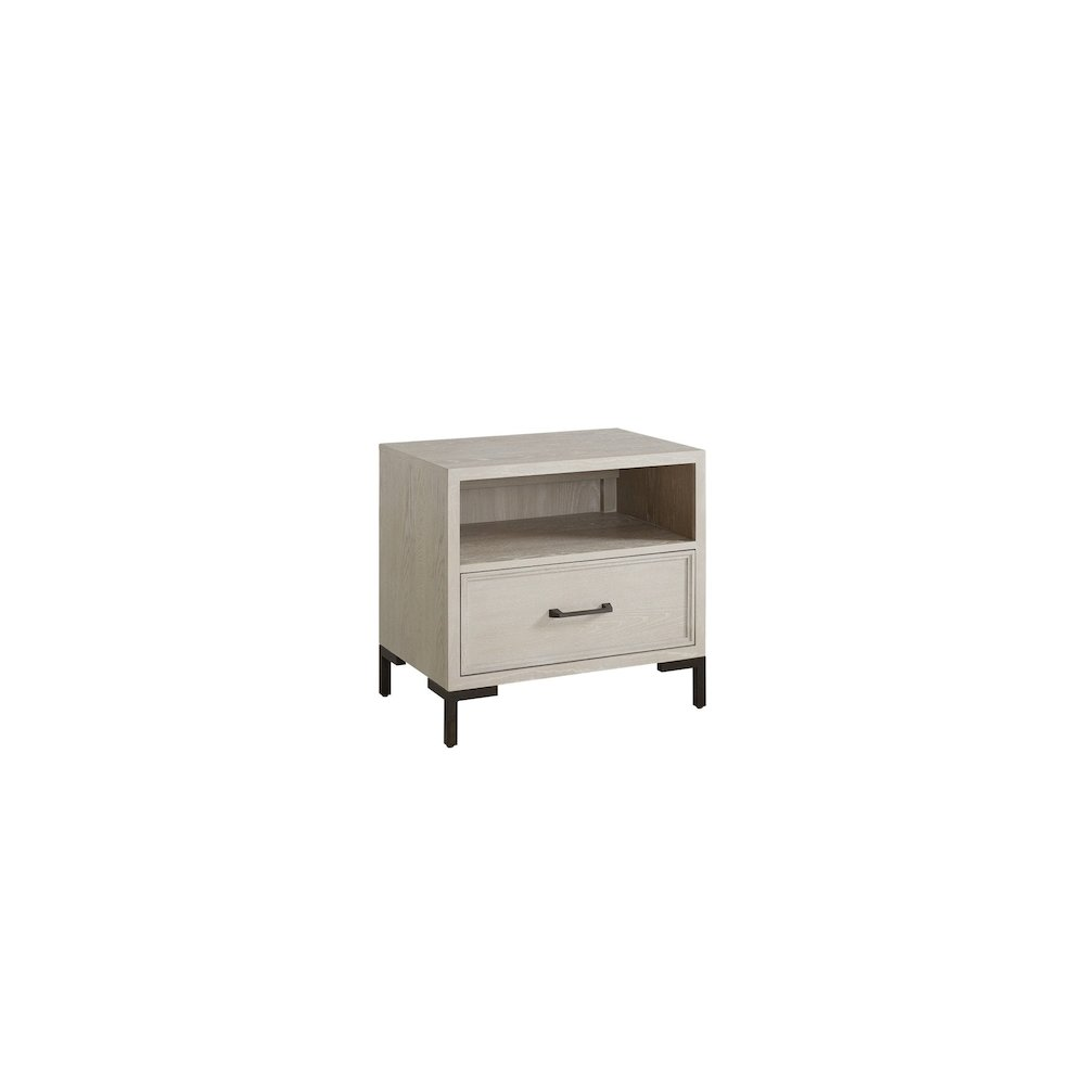 Start2Finish Bradley Nightstand with storage drawer and modern wood finish, ideal for bedroom bedside table.