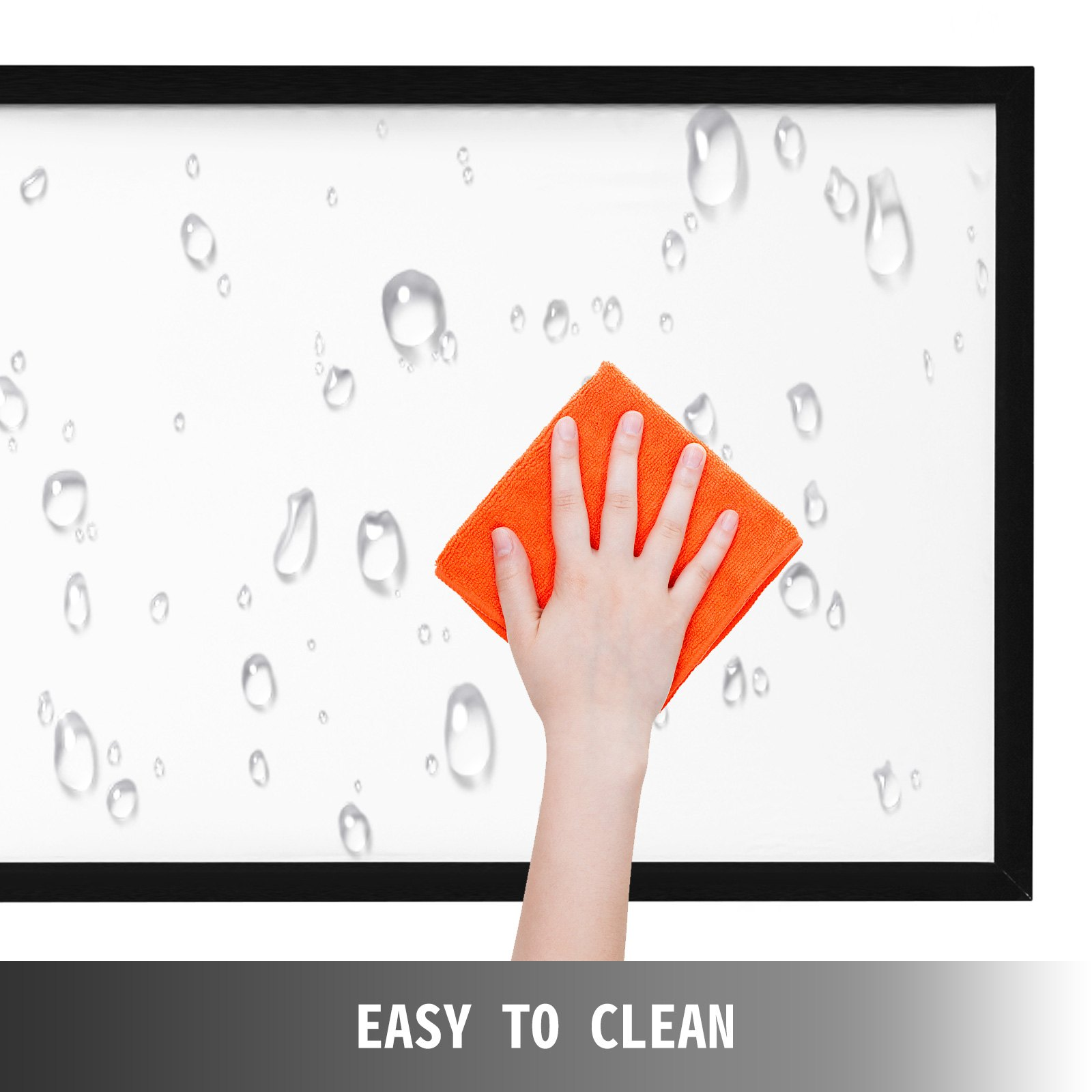 Start2Finish 120-inch 16:9 projector screen with fixed frame, ideal for 4K HDTV, movies, and 3D entertainment setups
