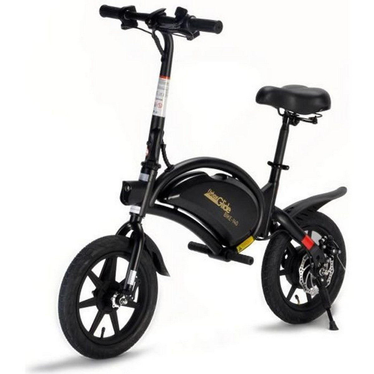Electric Bike Urbanglide 140S with 350W motor, black frame, and sporty design, perfect for outdoor commuting and adventure.