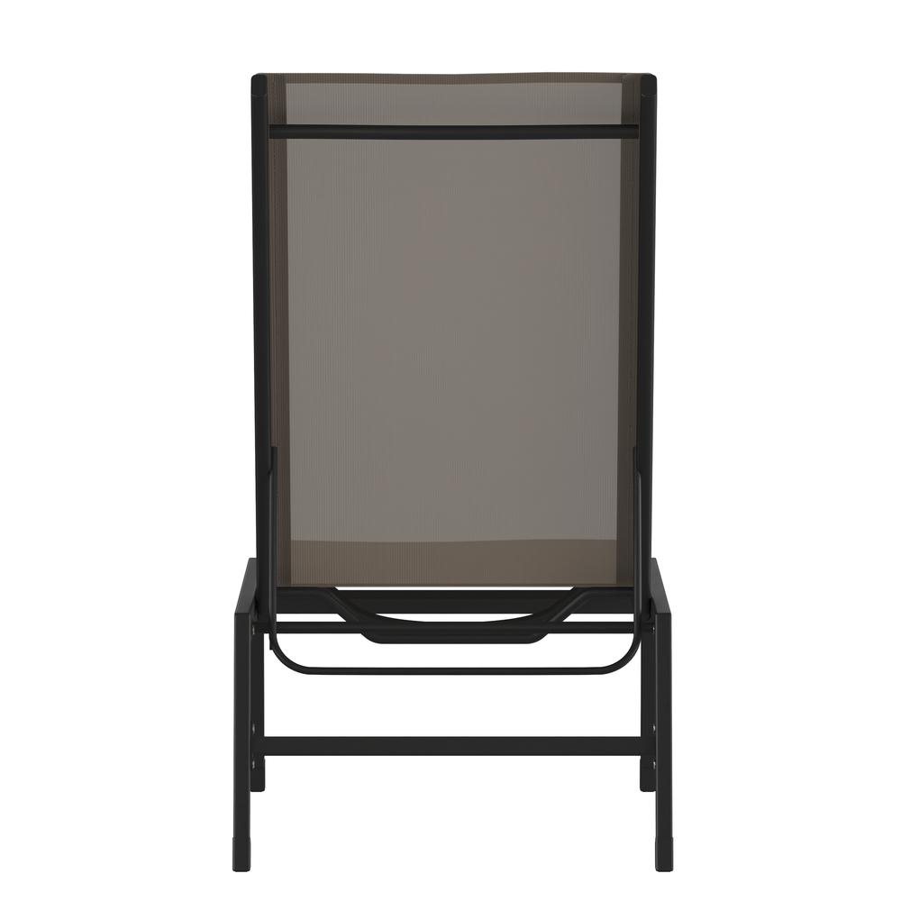 Modern outdoor chaise lounge chair by Start2Finish with a sleek design and comfortable cushion, perfect for outdoor relaxation.