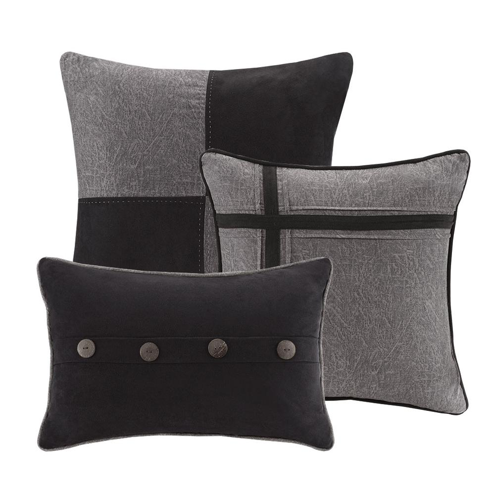 Start2Finish 7-piece faux suede comforter bedding set with matching pillow shams, soft and stylish for a cozy bedroom.