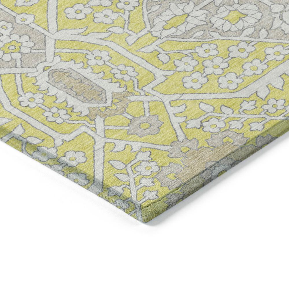 Start2Finish Chantille ACN863 gold rug with an 8&