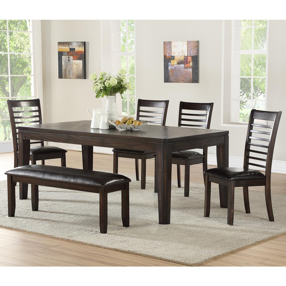 Start2Finish Ally dining table with a sleek wooden top and sturdy metal legs, ideal for modern dining spaces.